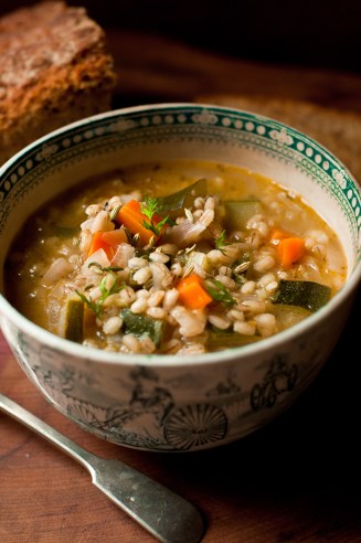 barley and sherry soup