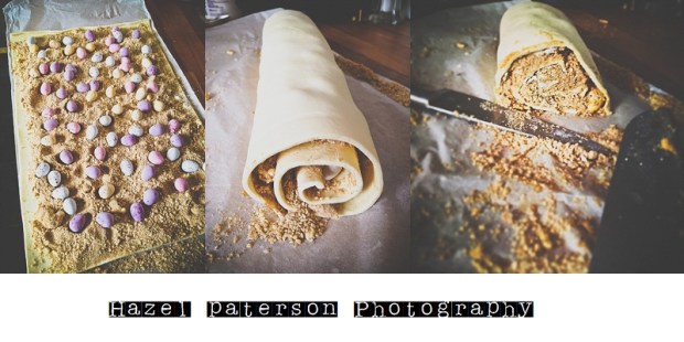 Easter chocolate mini egg swirls